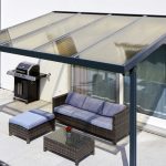 Pergola premium 4x3m acrylique bronce