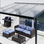 Pergola premium 4x3m acrylique clair