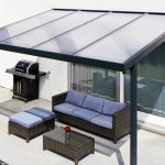 Pergola premium 4x3m polycarbonate clair