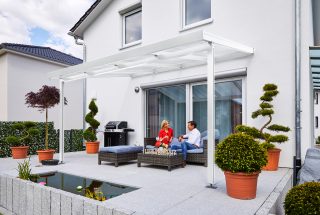 Pergola premium 4x3m blanc